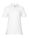 Herren Premium Cotton Double Piqué Polo / Gildan 85800 XL-White