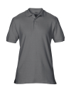Herren Premium Cotton Double Piqué Polo / Gildan 85800 2XL-Charcoal
