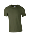 Softstyle Adult T-Shirt / Gildan 64000 S-Military Green