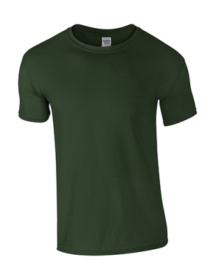 Softstyle Adult T-Shirt / Gildan 64000 S-Forest Green