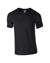 Softstyle Adult T-Shirt / Gildan 64000 L-Black