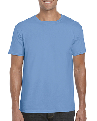 Softstyle Adult T-Shirt / Gildan 64000 L-Carolina Blue