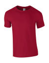 Softstyle Adult T-Shirt / Gildan 64000 L-Cherry Red