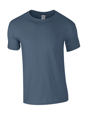 Softstyle Adult T-Shirt / Gildan 64000 XL-Antique Sapphire