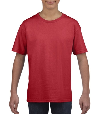 Kinder Ring Spun T-Shirt bis Gr.XL/164 / Gildan 64000B S/116/5-6 Red