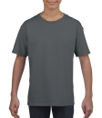 Kinder Ring Spun T-Shirt bis Gr.XL/164 / Gildan 64000B M/128/7-8 Charcoal