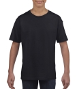 Kinder Ring Spun T-Shirt bis Gr.XL/164 / Gildan 64000B XL/152/12-14 Black