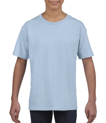 Kinder Ring Spun T-Shirt bis Gr.XL/164 / Gildan 64000B XL/152/12-14 Light Blue