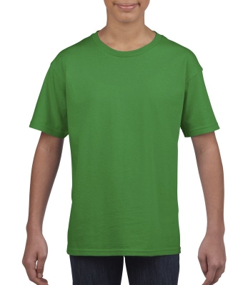 Kinder Ring Spun T-Shirt bis Gr.XL/164 / Gildan 64000B XL/152/12-14 Irish Green