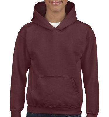 Kinder Heavy Blend Youth Hooded Sweat bis Gr.XL(176) / Gildan 18500B M (140/152) Maroon