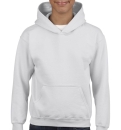 Kinder Heavy Blend Youth Hooded Sweat bis Gr.XL(176) / Gildan 18500B L (164) White