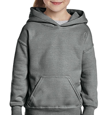 Kinder Heavy Blend Youth Hooded Sweat bis Gr.XL(176) / Gildan 18500B XL (176) Graphite Heather