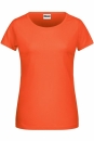 Ladies Basic-T Shirt bis Gr.2XL / James & Nicholson 8007