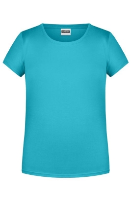 Mädchen Basic-T Shirt bis Gr.2XL / James & Nicholson 8007G XS (98/104) Pacific