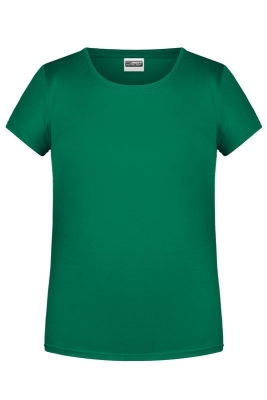 Mädchen Basic-T Shirt bis Gr.2XL / James & Nicholson 8007G S (110/116) Irish Green
