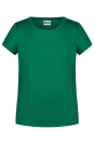 Mädchen Basic-T Shirt bis Gr.2XL / James & Nicholson 8007G S (110/116) Irish Green