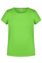 Mädchen Basic-T Shirt bis Gr.2XL / James & Nicholson 8007G L (134/140) Lime Green