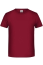 Jungen Basic-T Shirt bis Gr.2XL / James & Nicholson 8008B XS (98/104) Wine