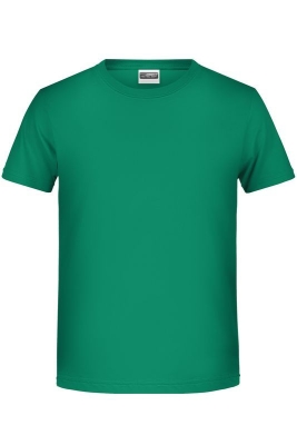 Jungen Basic-T Shirt bis Gr.2XL / James & Nicholson 8008B XL (146/152) Irish Green