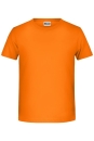 Jungen Basic-T Shirt bis Gr.2XL / James & Nicholson 8008B 2XL (158/164) Orange