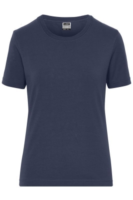 Ladies BIO Stretch-T Work - SOLID / James & Nicholson JN1801 XS-Navy