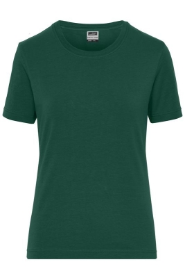 Ladies BIO Stretch-T Work - SOLID / James & Nicholson JN1801 M-Dark-Green