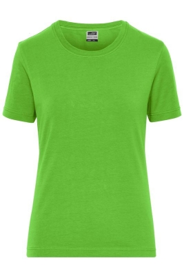 Ladies BIO Stretch-T Work - SOLID / James & Nicholson JN1801 4XL-Lime Green