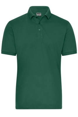 Mens BIO Stretch-Polo Work - SOLID / James & Nicholson JN1806 XS-Dark-Green