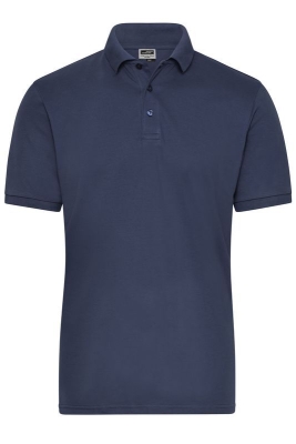 Mens BIO Stretch-Polo Work - SOLID / James & Nicholson JN1806 S-Navy