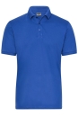 Mens BIO Stretch-Polo Work - SOLID / James & Nicholson JN1806 M-Royal