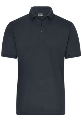 Mens BIO Stretch-Polo Work - SOLID / James & Nicholson JN1806 XL-Carbon