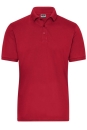 Mens BIO Stretch-Polo Work - SOLID / James & Nicholson JN1806 5XL-Red