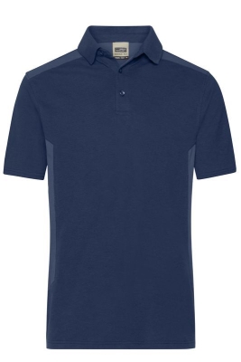 Mens Workwear Polo - STRONG / James & Nicholson JN1826 S-Navy/Navy