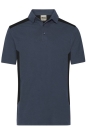 Mens Workwear Polo - STRONG / James & Nicholson JN1826 XL-Carbon/Black
