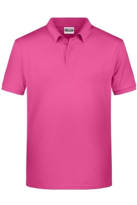 Mens Basic Polo / James & Nicholson 8010 M-Pink