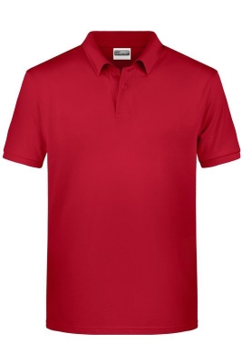 Mens Basic Polo / James & Nicholson 8010 M-Red