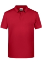 Mens Basic Polo / James & Nicholson 8010 L-Red