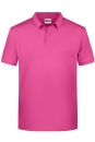 Mens Basic Polo / James & Nicholson 8010 XL-Pink