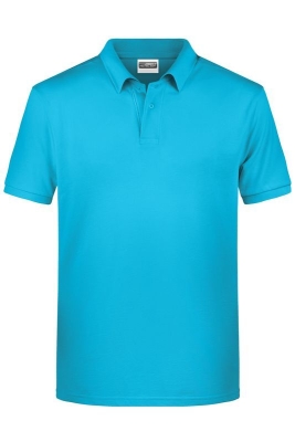 Mens Basic Polo / James & Nicholson 8010 2XL-Turquoise