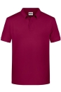 Mens Basic Polo / James & Nicholson 8010 2XL-Wine