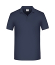 Mens BIO Workwear Polo / James & Nicholson JN874 M-Navy