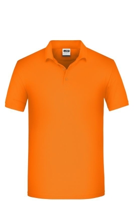Mens BIO Workwear Polo / James & Nicholson JN874 M-Orange