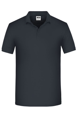 Mens BIO Workwear Polo / James & Nicholson JN874 5XL-Carbon