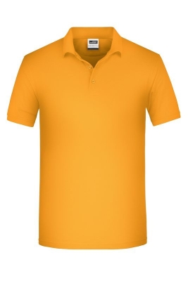 Mens BIO Workwear Polo / James & Nicholson JN874 5XL-Gold Yellow