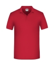 Mens BIO Workwear Polo / James & Nicholson JN874 5XL-Red