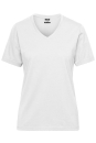 Ladies BIO Workwear T-Shirt / James & Nicholson JN1807 L-White