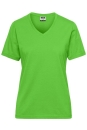 Ladies BIO Workwear T-Shirt / James & Nicholson JN1807 XL-Lime Green
