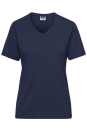 Ladies BIO Workwear T-Shirt / James & Nicholson JN1807 XL-Navy