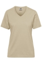 Ladies BIO Workwear T-Shirt / James & Nicholson JN1807 XL-Stone