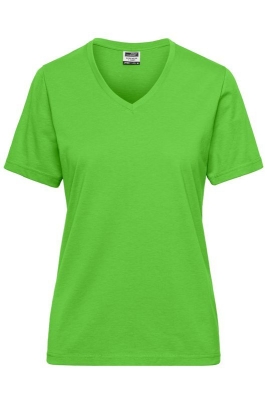 Ladies BIO Workwear T-Shirt / James & Nicholson JN1807 2XL-Lime Green